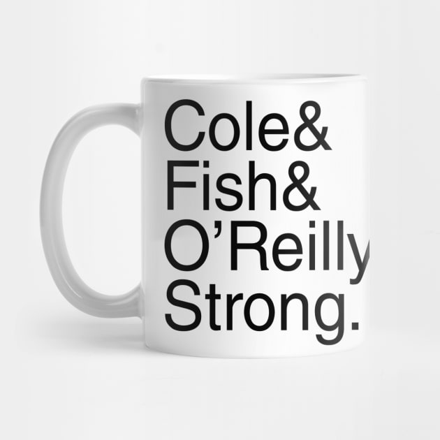 Undisputed Era Helvetica Cole Fish O'Reilly Strong (black text) by Smark Out Moment